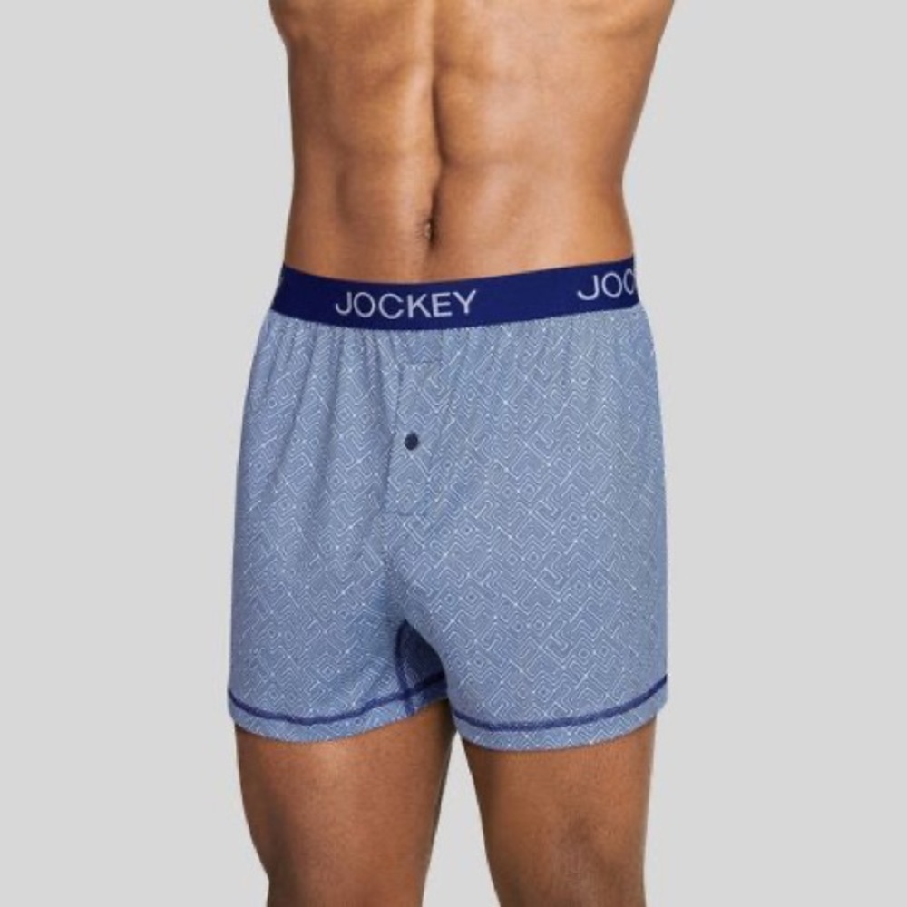 Jockey Generation Men's Microfiber Boxer Shorts - Island Geo
